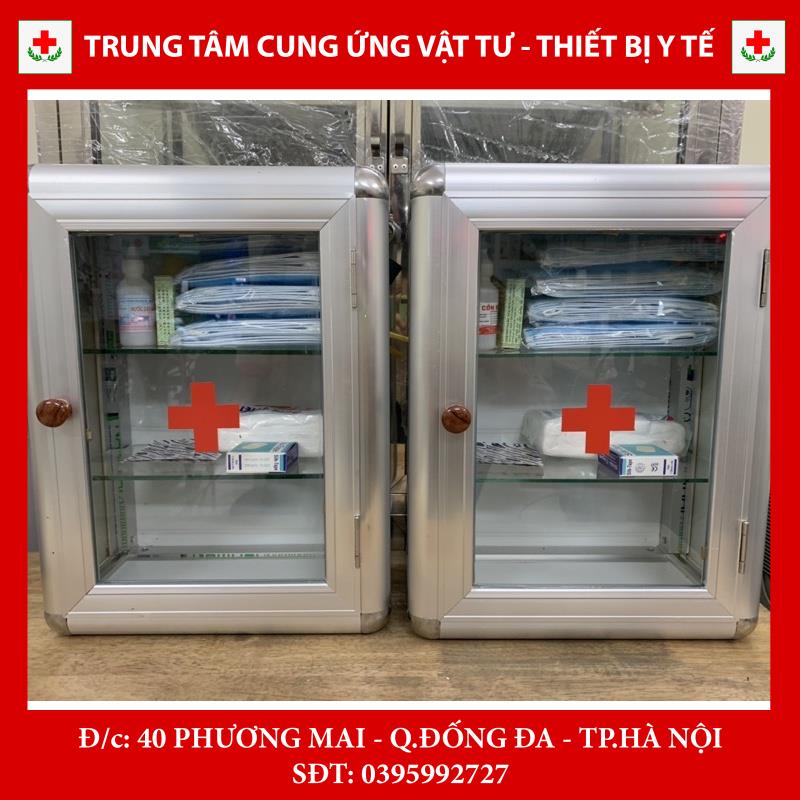 Tủ thuốc y tế nhôm kính dùng trong gia đình (treo tường, để bàn)