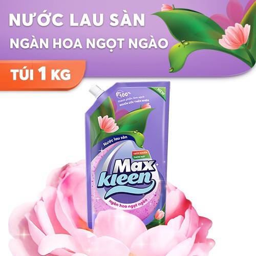 [HC GIFT] Túi nước lau sàn MaxKleen 1kg ngàn hoa ngọt ngào