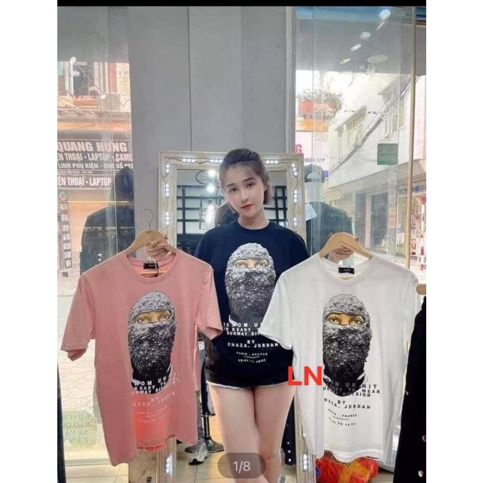 Áo thun unisex in hình Người bịt mặt- Áo phông nam nữ form thụng