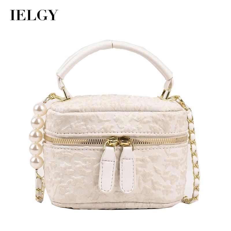 Túi Đeo Vai Có Khóa Kéo Đính Ngọc Trai Thời Trang Cho Nữ