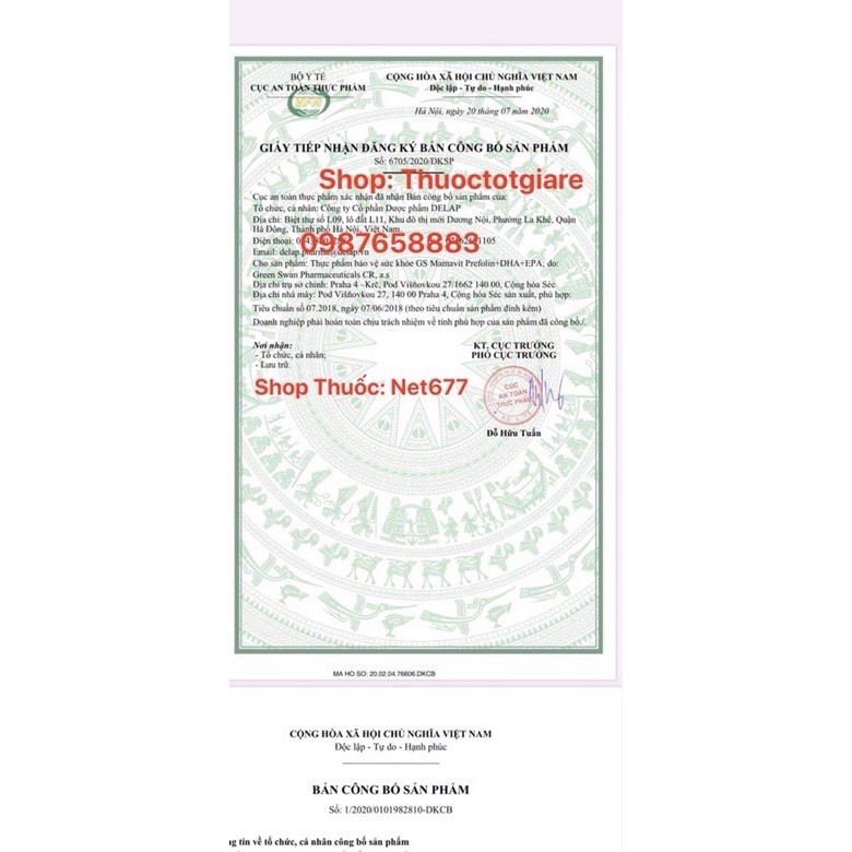 [ Kèm quà tặng ] Gs Mamavit - Bổ sung cho bà bầu và cho con bú