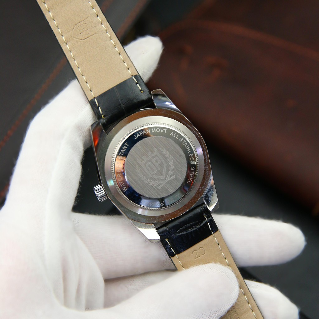 Đồng Hồ Nam olymp Dây Da Cao Cấp Sang Trọng Mặt Kính Chống Xước, Chống Nước BH Hãng 12 Tháng