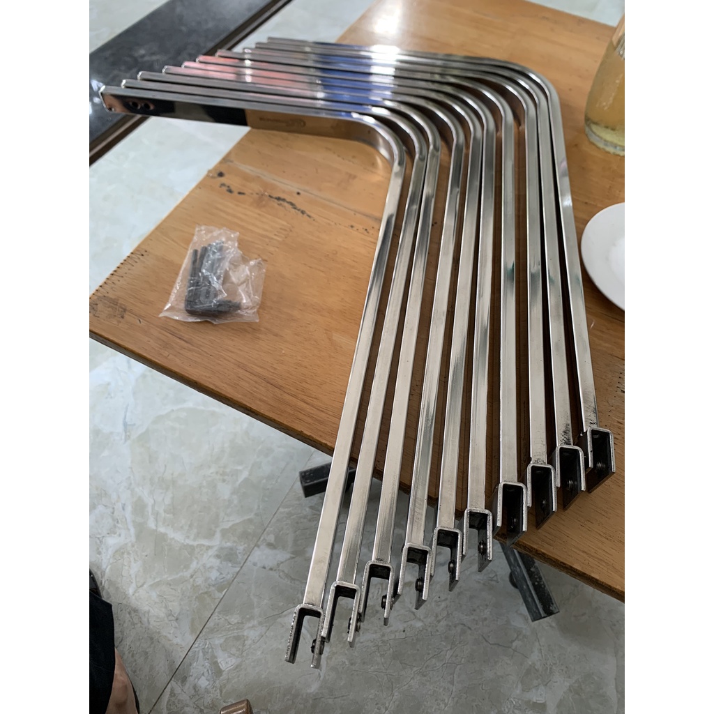 Chân Treo Đèn Inox 304 Siêu Bóng Kính