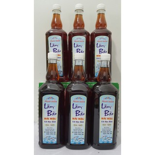 Combo 4 Chai 1 Lít Nước Mắm Lâm Bão Cốt Đặc Biệt Nắp Trắng Độ Đạm 50g N/L