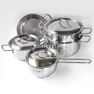 Bộ Nồi Five Star 5 ( 3 Đáy Nấu Từ)