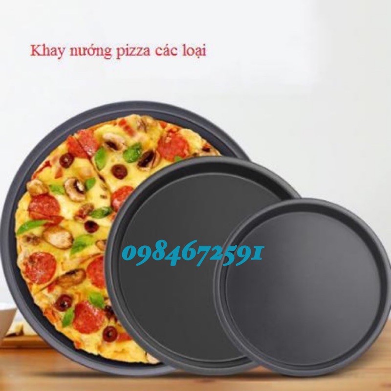 Khay nướng bánh pizza các loại kích cỡ