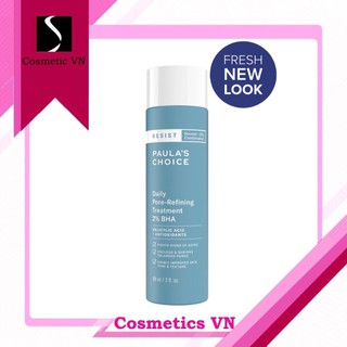 Resist Daily Pore refining Treatment 2% BHA  Paula's Choice hỗ trợ Mụn Ẩn cho da có dấu hiệu lão hóa