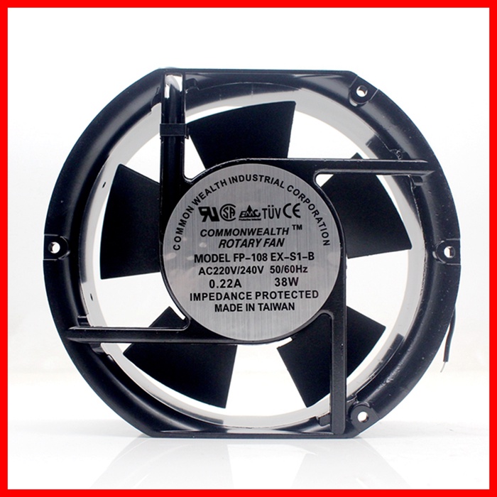 Quạt Tản Nhiệt 220V 172x150x51MM FP-108EX-S1-B quạt tản nhiệt tròn, làm mát, thông gió, hút mùi