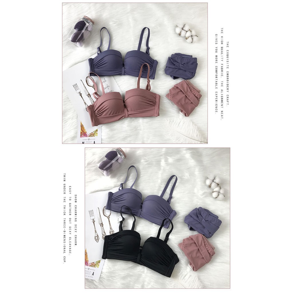 30000 for panties ,80000 for bra Bộ Nội Y Phối Ren Thời Trang Nữ Tính | BigBuy360 - bigbuy360.vn