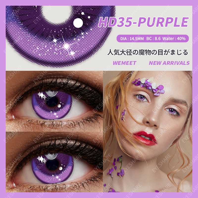 Kính Áp Tròng Nhiều Màu Sắc Cho Kính Áp Tròng Hóa Trang