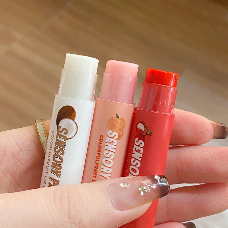 Set 3 Son Dưỡng Hương Trái Cây SENSORY PARTY - Nội Địa Trung