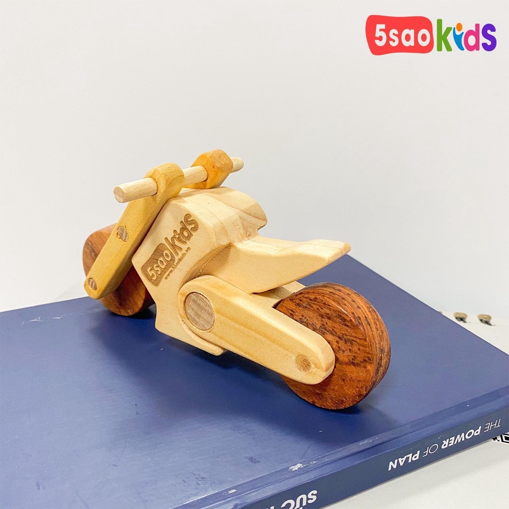 Mô hình xe mô tô đồ chơi bằng gỗ