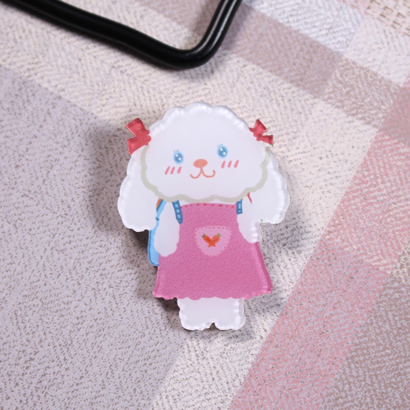 Sticker cute pin cài áo phụ kiện trang trí túi xách balo LAVAMO ST400