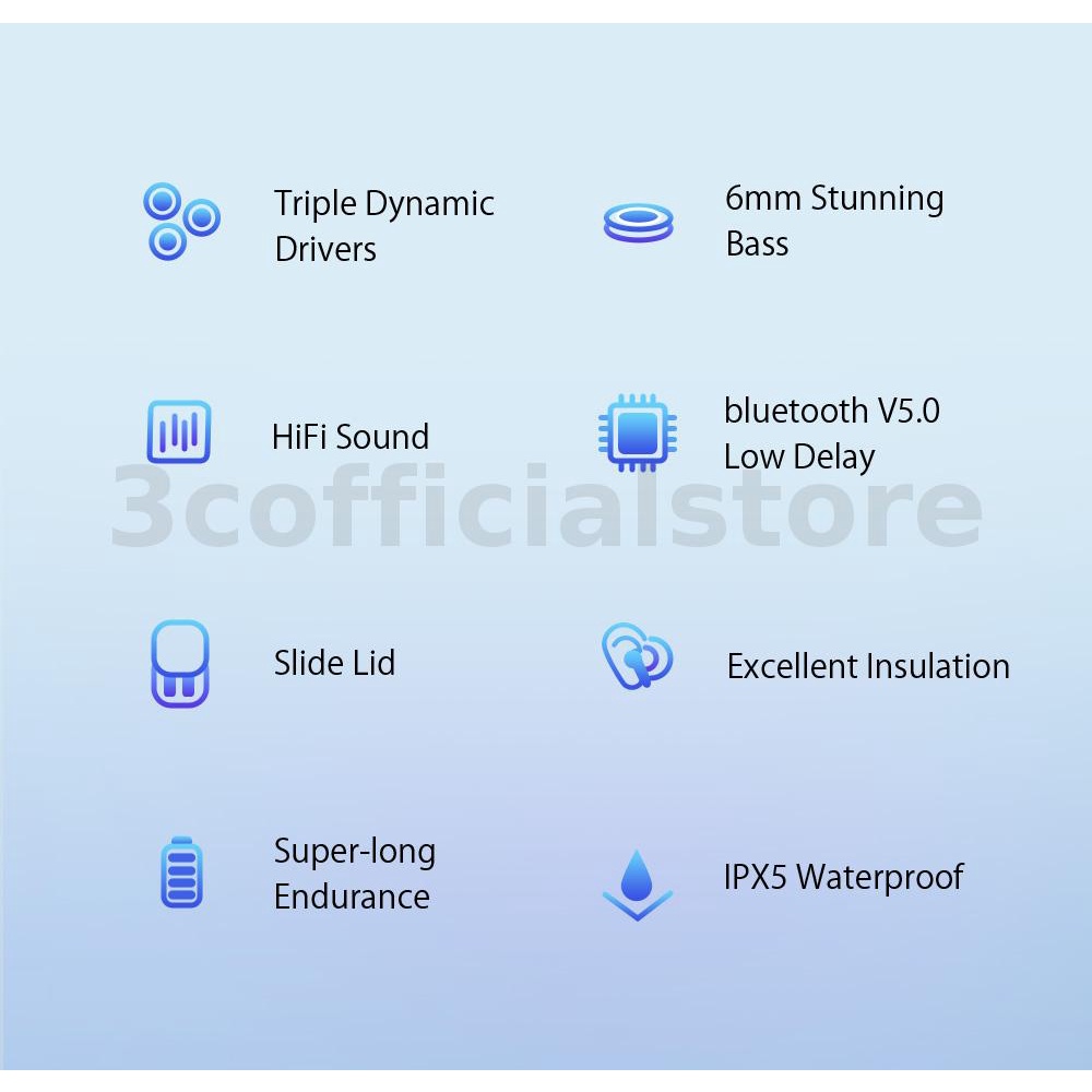 Tai Nghe bluetooth Âm Thanh HiFi Chống Nước Thông Minh