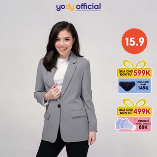 Áo Blazer nữ Yody nắp túi cá tính VEN3025