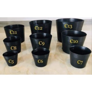 Chậu Nhựa Đen Nhiều Size