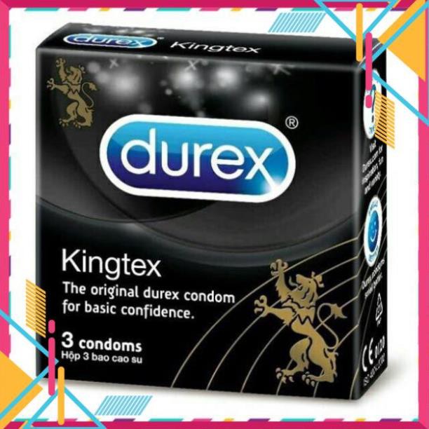 [mai đào]Bao cao Su Durex gân gai hạt nổi ThaiLan  hộp 3 cái -An An