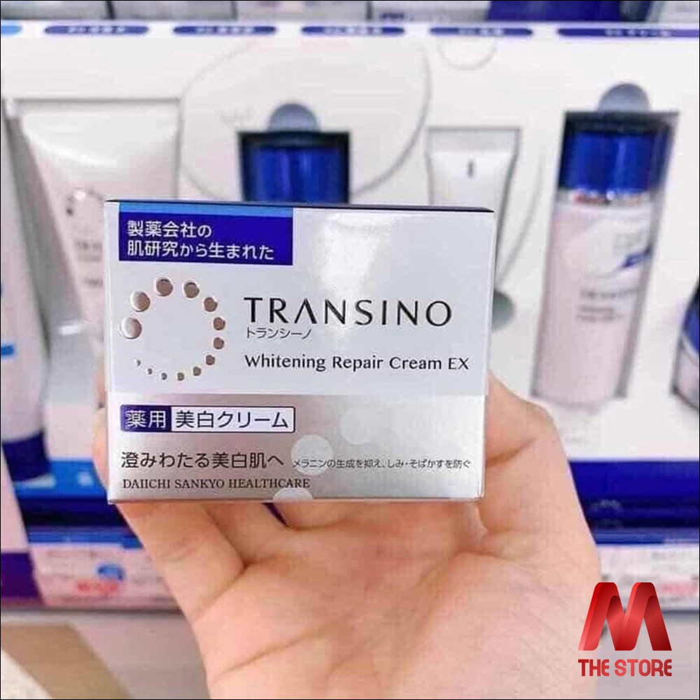 Kem Dưỡng Đêm Trắng Da Transino Whitening Repair Cream EX Nhật Bản 35g