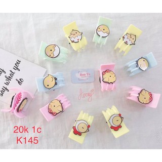 Bấu tóc 5 răng dẻo đính icon gà con