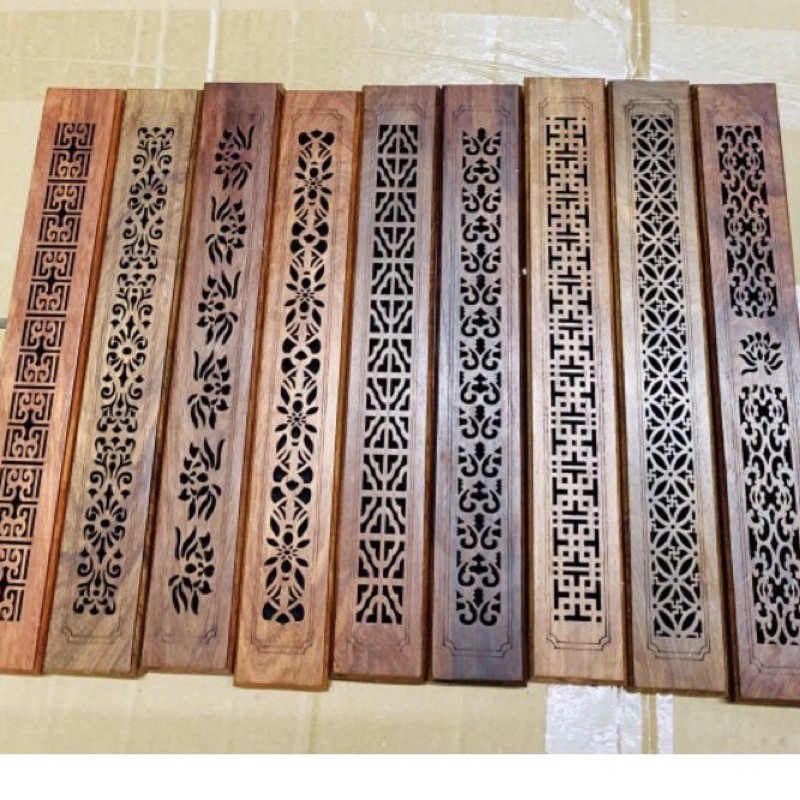 Đế Cắm Nhang Không Tăm Bằng Gỗ Hương Hoa Văn