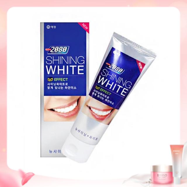 Kem Đánh Răng Làm Trắng Răng Shining White 3D Effect Toothpaste 2080 full mẫu