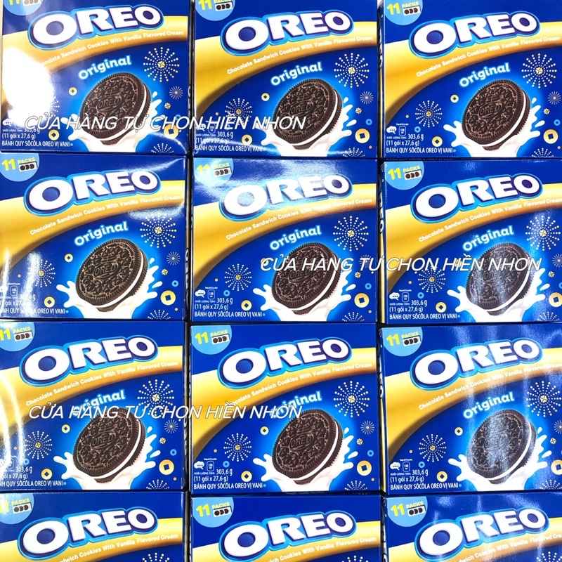 Các dòng bánh Oreo - Oreo Pie/ Oreo bánh quy/ Oreo quế