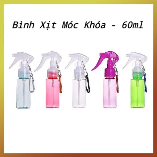 Chai xịt phun sương mini cầm tay siêu nhỏ gọn dạng móc khóa