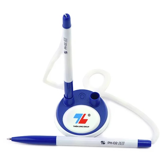 Bút cắm bàn đôi Thiên Long PH 02 Viết bi TL cắm bàn Đủ 2 Màu XANH - ĐEN CAM KẾT CHÍNH HÃNG