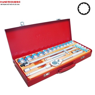 Bộ Tuýp 24 Chi Tiết Đức hệ Inch, Bông) - KW-S424D-SAE TOP