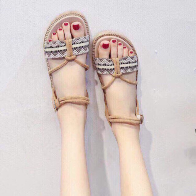 _ Miễn phí ship/ Sandal Thổ Cẩm hàng đẹp có sẵn 2020