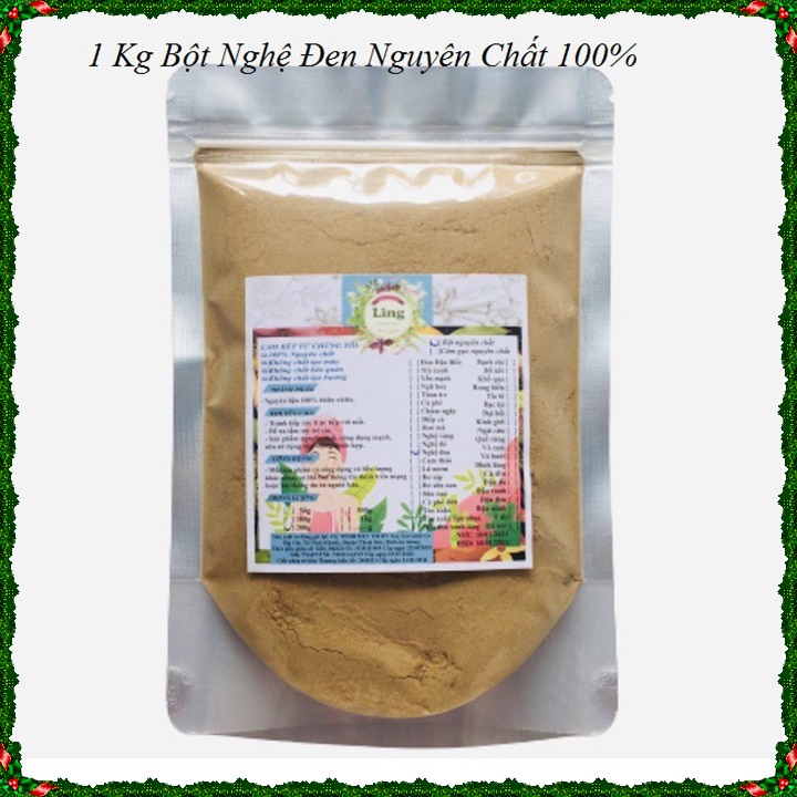Bột Nghệ Đen 1 Ký nguyên chất thiên nhiên 100% có giấy VSATTP và ĐKKD dùng đa công dụng