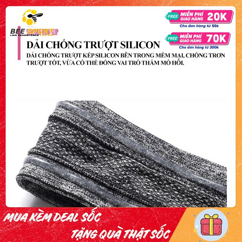 Băng đô nam nữ thể thao Aolikes AL2103 - Headband thể thao ngăn và thấm hút mồ hôi chính hãng