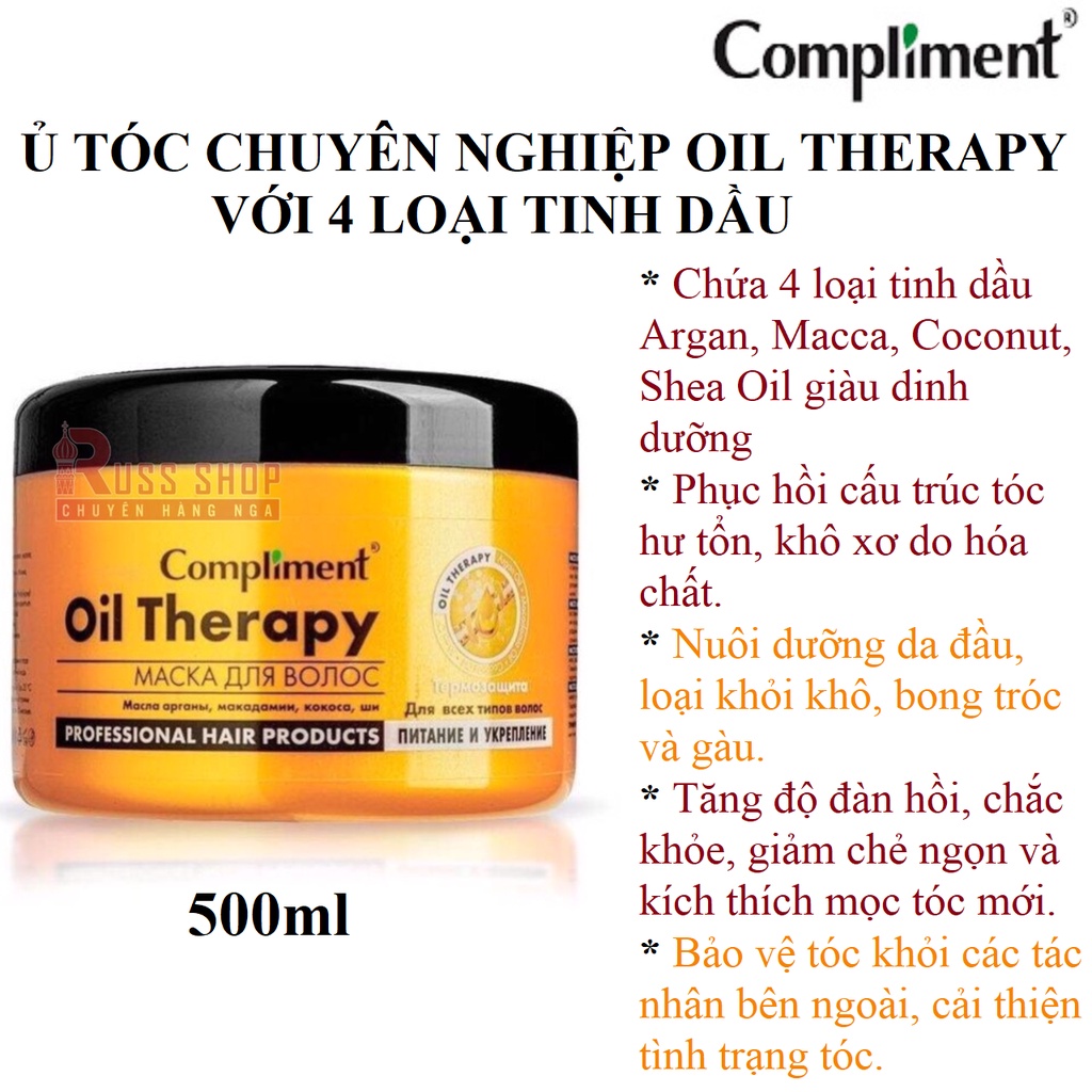 Ủ Tóc Compliment Oil Therapy Chăm Sóc Chuyên Nghiệp