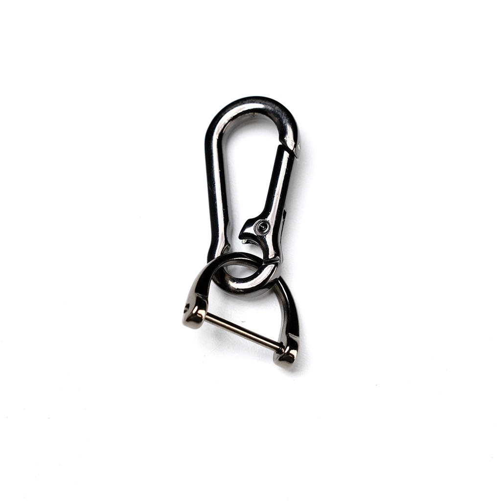 Móc móng ngựa móc tròn và vít nấm phụ kiện thay thế móc khóa bao da chìa khóa móc chìa khóa MK