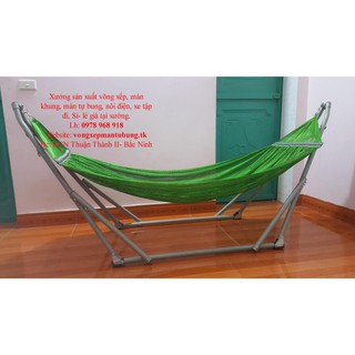 Bộ khung võng xếp duy phương ống phi 32 ( bao gồm: Khung+ võng lưới+ Túi đựng)