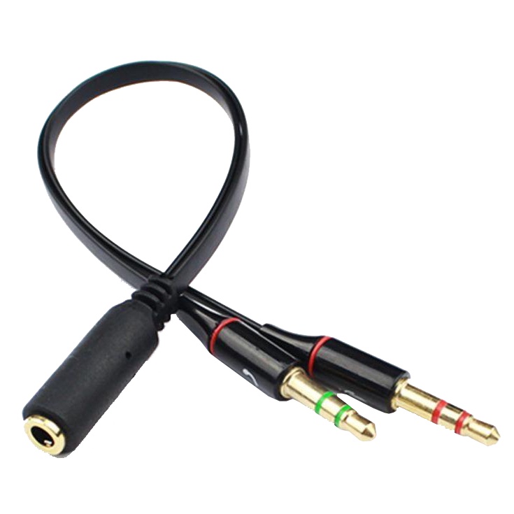 Cáp chia và gộp tai nghe 3.5mm SIDOTECH JS100 loại jack dùng để chuyển đổi sử dụng audio mic cho điện thoại laptop pc