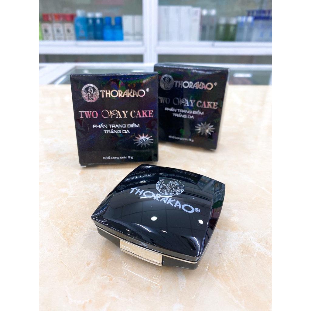 Phấn Trang Điểm Trắng Da Thorakao Two Way Cake 9G Chính Hãng Công Ty