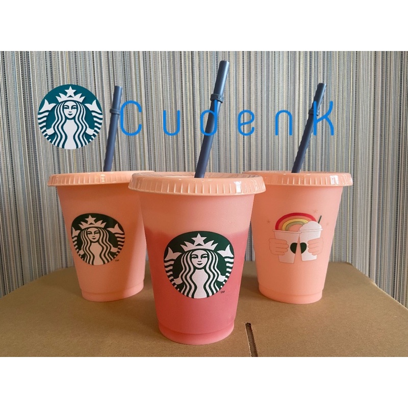 Ly nhựa đổi màu Starbuck - Colour Changing 2021 - Reusable cold cups - 100% chính hãng