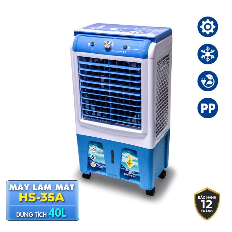 QUẠT ĐIỀU HOÀ HƠI NƯỚC 45L CÓ BÁNH XE TẶNG 2 ĐÁ KHÔ/HS-35A/ COOL SUMMER ( SIÊU GIÁ RẺ ) | BigBuy360 - bigbuy360.vn