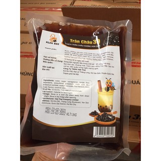 Trân châu 3Q đen/trắng gói 1kg