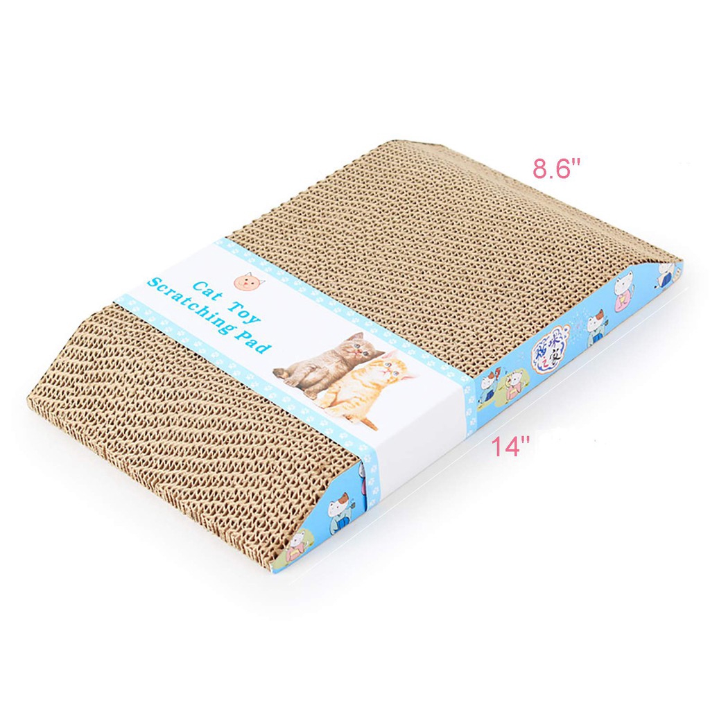 Cat Scratcher Lounge Superior Cardboard Corrugated Scratching Pad with Catnip