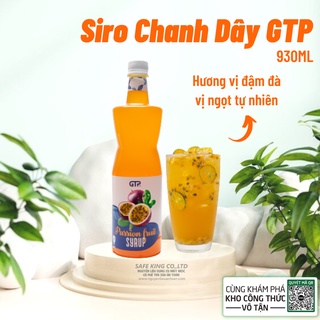 Siro Chanh Dây GTP 1.3kg Hương Vị Đậm Đà, Vị Ngọt Tự Nhiên