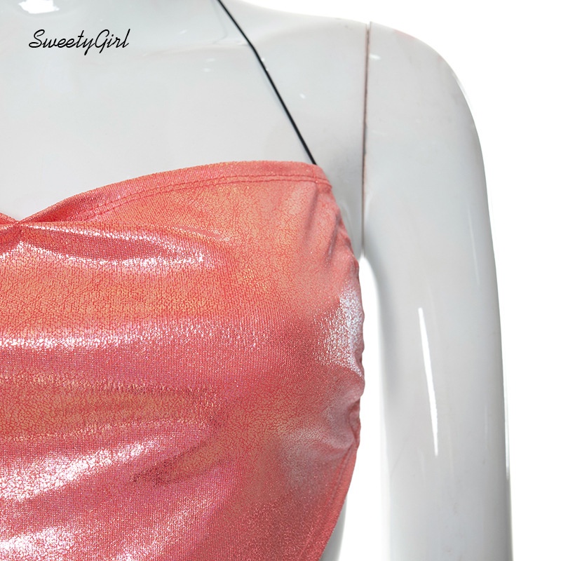 Áo Hai Dây Màu Trơn Hở Lưng Thời Trang Gợi Cảm 2022 Cho Nữ