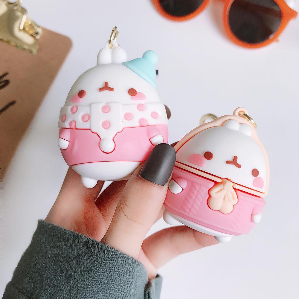 Móc Khóa Hình Thỏ Molang Dễ Thương Dùng Làm Quà Tặng