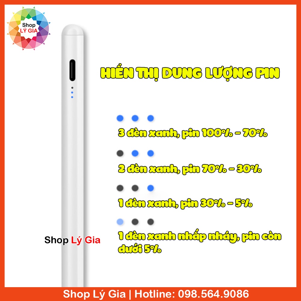 [Mã 155ELSALE giảm 7% đơn 300K] Bút cảm ứng dành cho iPad - Stylus Pen 6 Pro