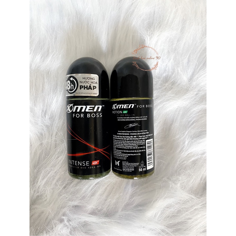 Lăn khử mùi Xmen For boss hương nước hoa 50ml hương thơm 48h