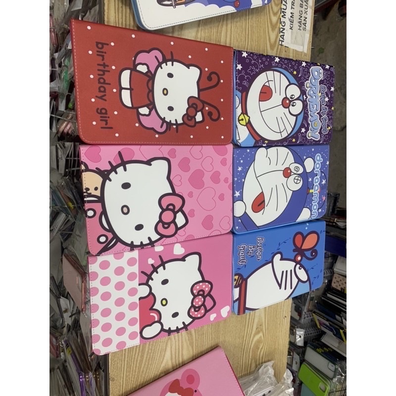 Bao da samsung Tab E 9.6inch T560 T561 dẻo kitty doremon siêu dễ thương