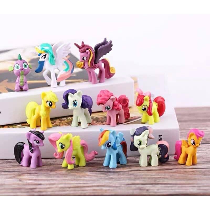 Ngựa Pony set 12 con