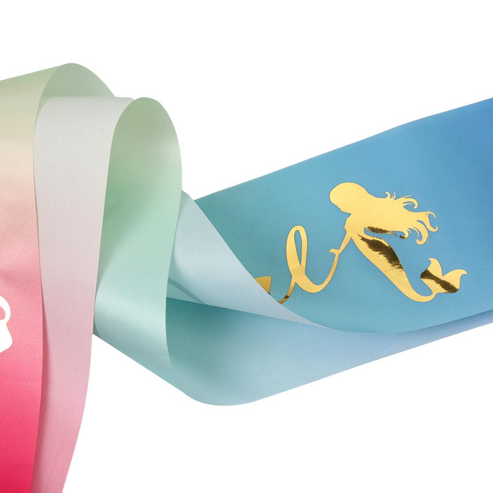 CONOPERY 1 Cuộn Dây Ruy Băng Satin Lấp Lánh Trang Trí Tiệc Sinh Nhật