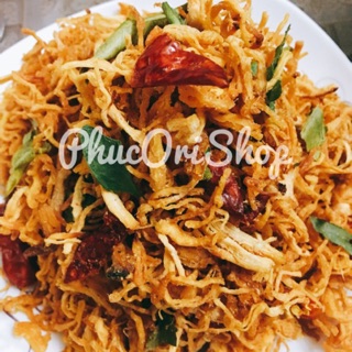 Khô gà xé cay/ Khô gà lá chanh cay 100g